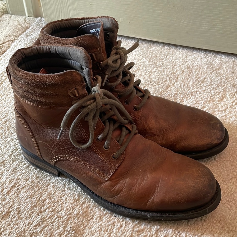 ASOS Mens Brown Leather Boots
